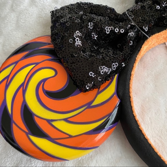 🍁🧡Minne Mouse Candy Swirl Halloween Ears 2020 - Picture 5 of 7
